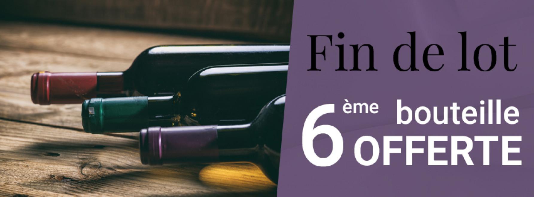 Fin de lot | 6ème bouteille offerte