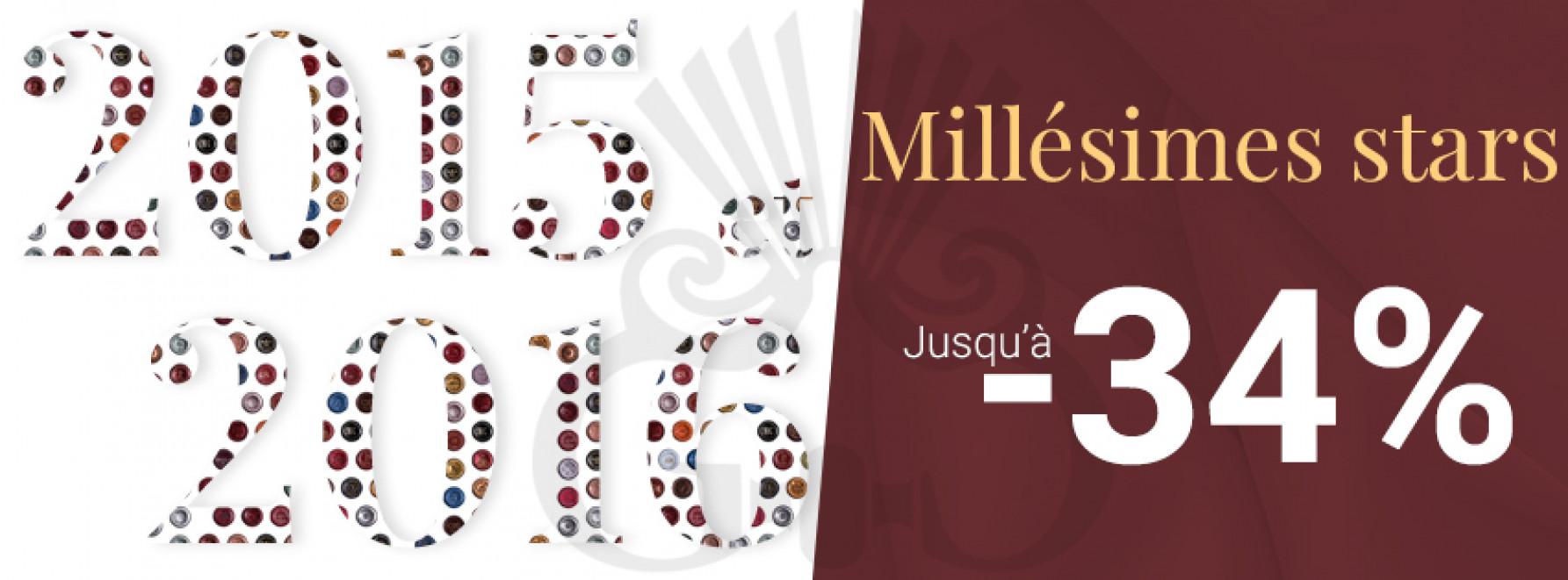 Millésimes historiques 2015 & 2016