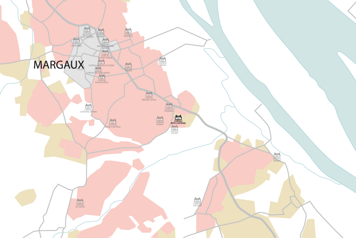 Carte Château Boyd-Cantenac