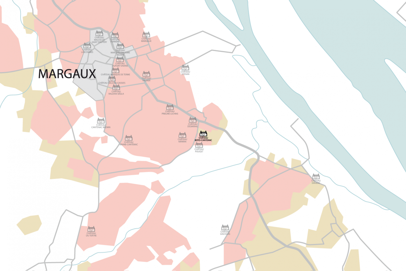 Carte Château Boyd-Cantenac