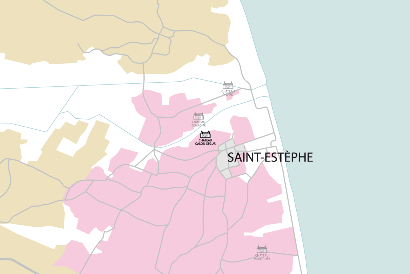 Carte Château Calon Ségur