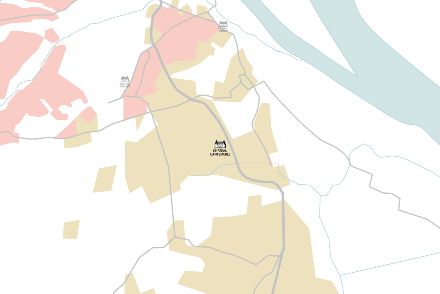 Carte Château Cantemerle