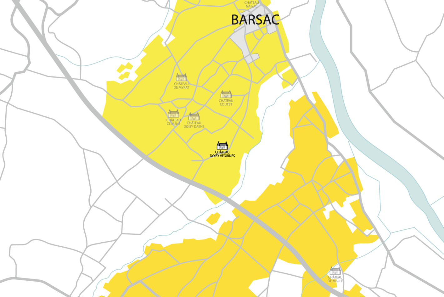 Carte Château Doisy Védrines