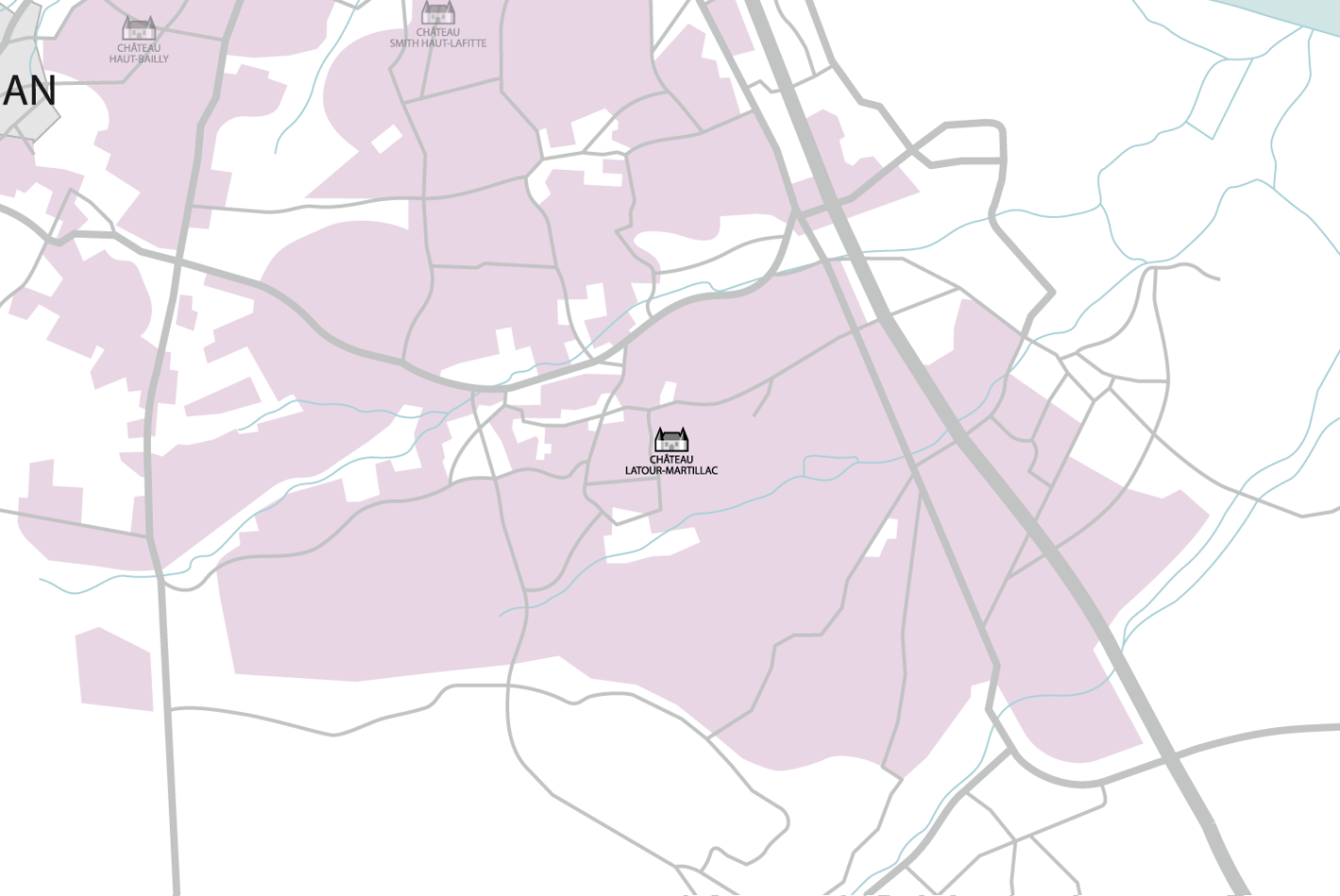 Carte Château Latour-Martillac