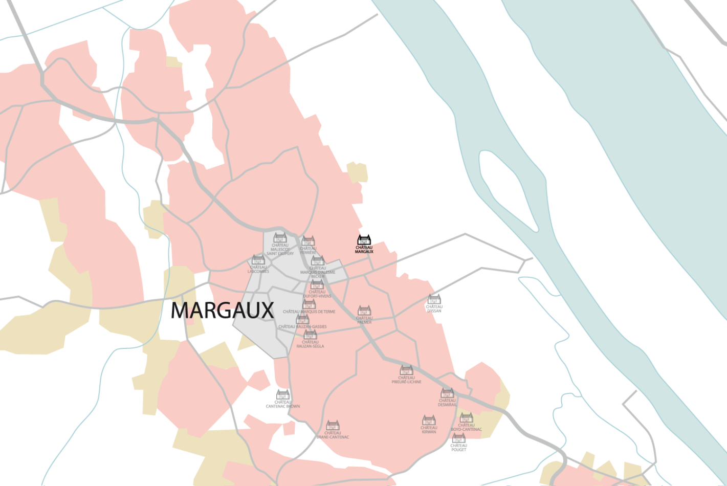 Carte Château Margaux