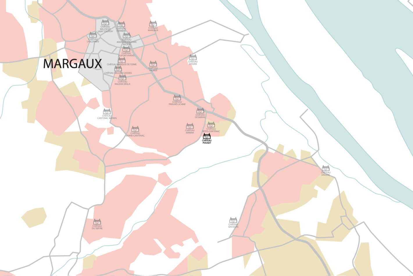 Carte Château Pouget