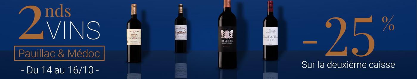 2nds vins - Pauillac, Médoc et Haut-Médoc