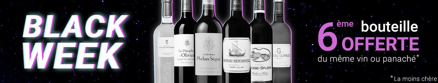 BLACK WEEK = 6ème bouteille OFFERTE