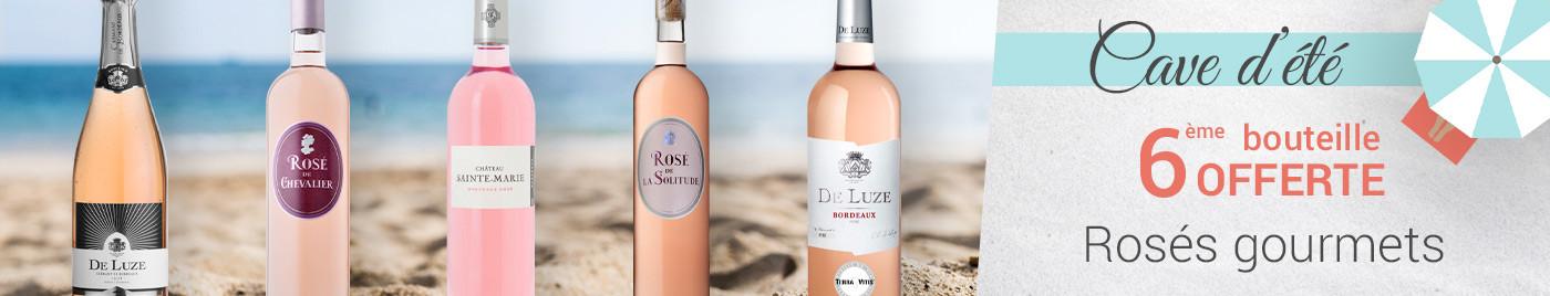 Bordeaux rosés de gourmets = 6ème bouteille OFFERTE