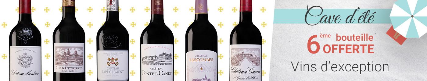 Cave d'été 2021 | Vins à +50€ = 6ème bouteille la moins chère OFFERTE