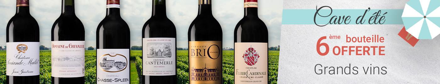 Cave d'été 2021 | Vins de 25 à 50€ = 6ème bouteille la moins chère OFFERTE