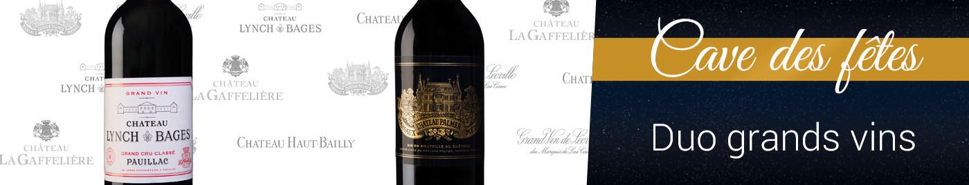 Cave des Fêtes 2020 : Duo de Grands Vins = -30% sur la 2ème bouteille au choix