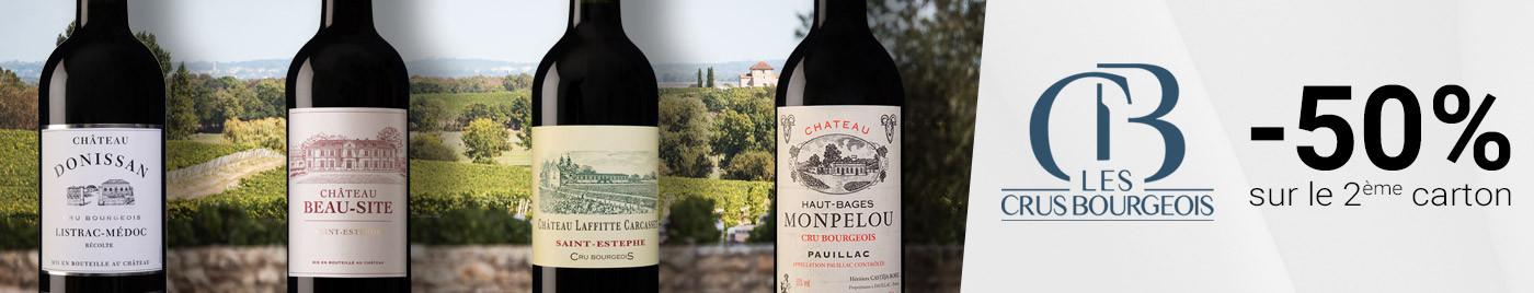Crus Bourgeois -50% sur le 2ème carton
