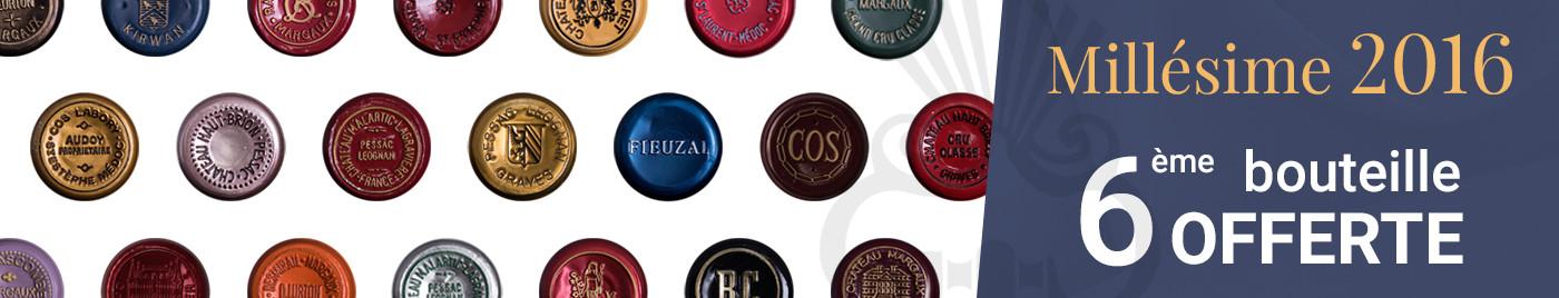 Millésime 2016 | Composez votre carton panaché = 6ème bouteille OFFERTE