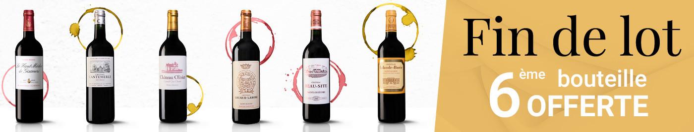 Fin de lots Octobre | Composez votre caisse= 6ème bouteille OFFERTE