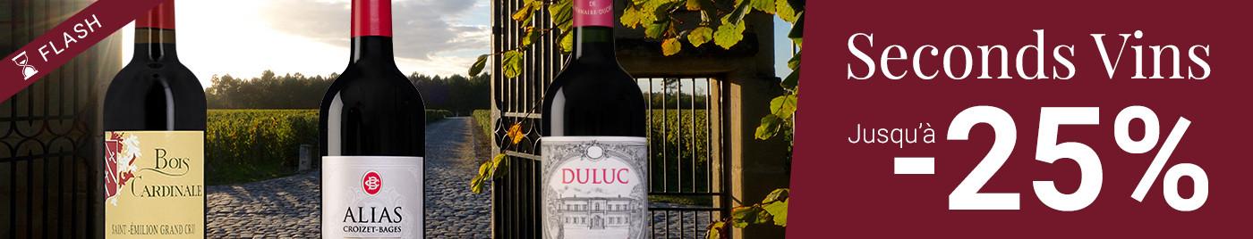 FLASH : 3 Seconds vins jusqu'à -25%