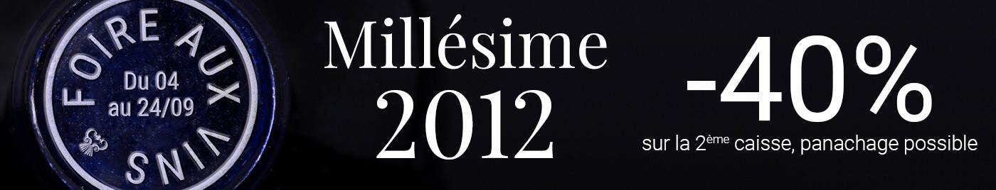 Foire aux Vins d'Automne 2019 - Spéciale millésime 2012