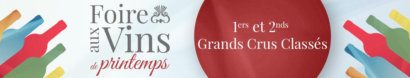 Foire aux Vins de Printemps 2021 | 1ers et 2nds Grands Crus Classés