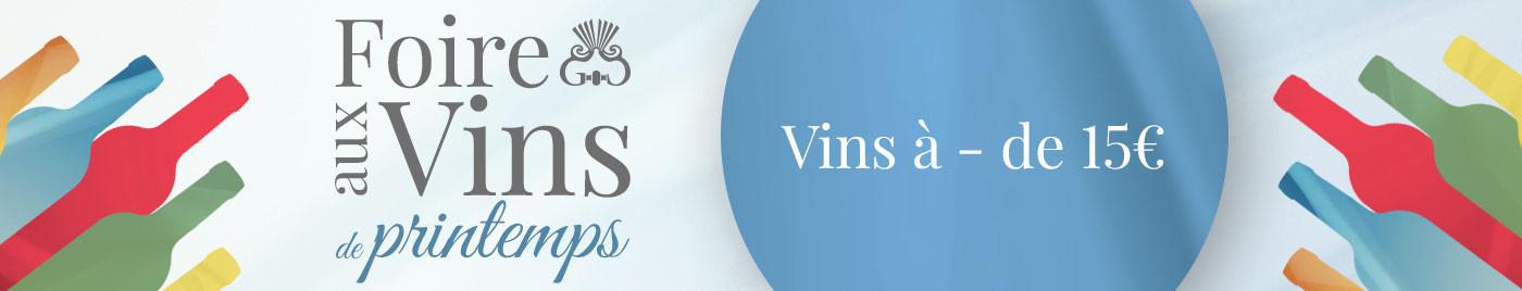 Foire aux Vins de Printemps 2021 | Vins à - de 15€