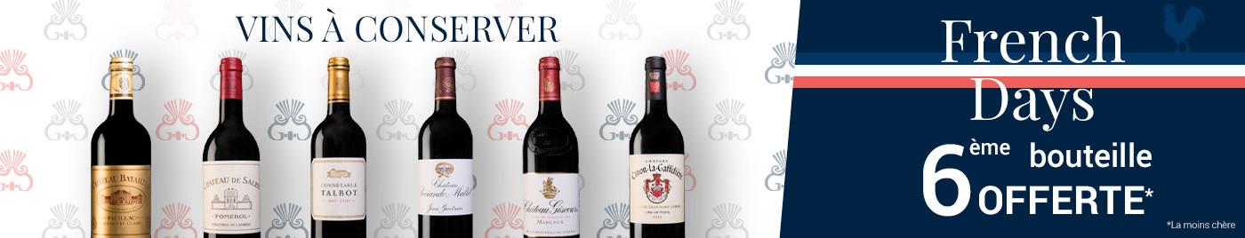French Days | À conserver en cave = 6ème bouteille offerte