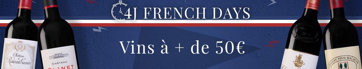 French Days de rentrée | +50€ la bouteille : vins d'exception