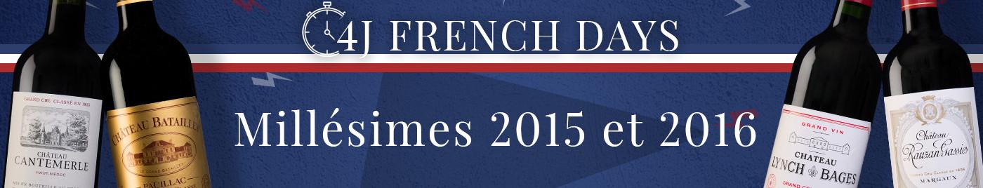 French Days de rentrée | Millésimes 2015 et 2016