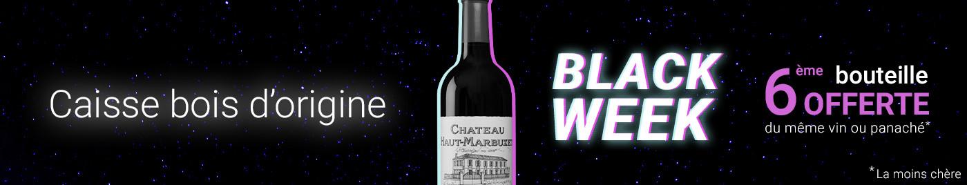 Black Week = 6ème offerte | Grands Crus en caisse bois d'origine