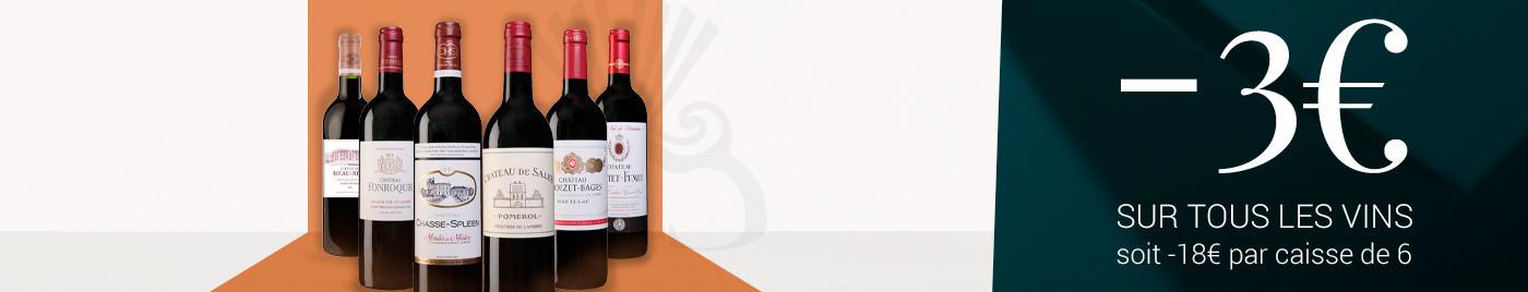 Unique -3€/btl = remise immédiate de 18€