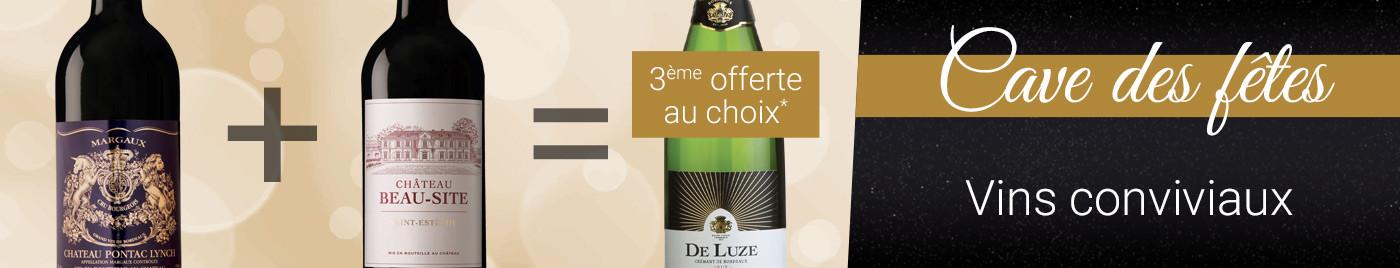 La Cave des Fêtes : les vins conviviaux 1+1=3