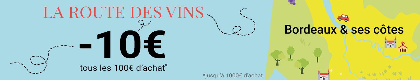 La route des vins ---> direction Bordeaux et ses Côtes