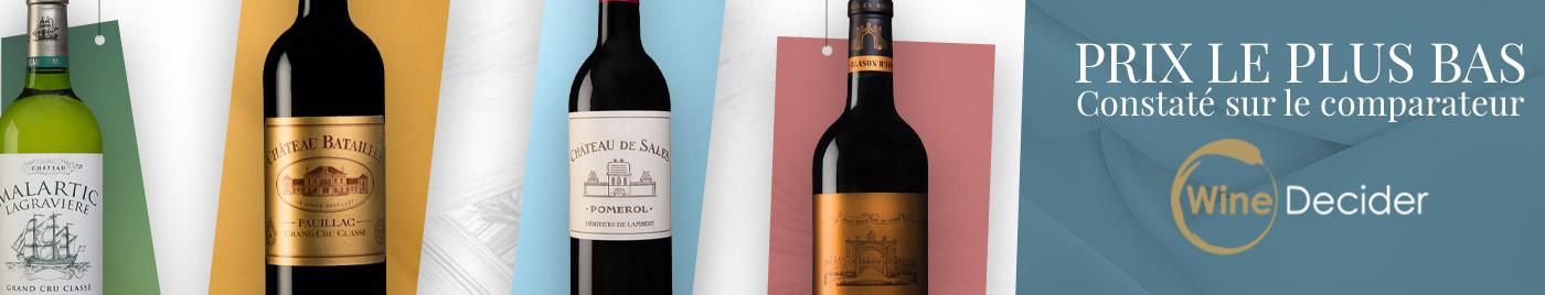 Meilleur prix selon WineDecider - Sélection octobre 2020