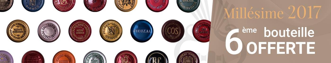 Millésime 2017 = 6ème bouteille OFFERTE