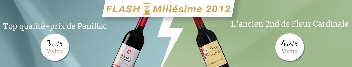 OFFRE FLASH : Battle du millésime 2012 à -30%