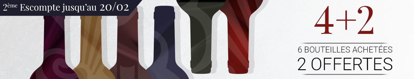 Offre Privilège : 2ème escompte jusqu'au 20 février = 4+2 ou 8+4
