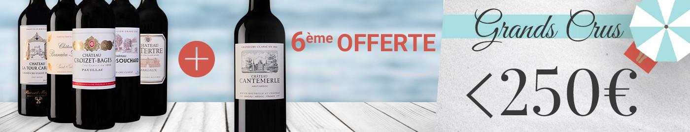 Panachez les 6 bouteilles de cette sélection "Grand Cru Classé" ➡️ - de 250€ grâce à la 6ème offerte