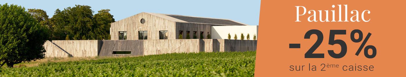 Pauillac -25% sur la 2ème caisse au choix