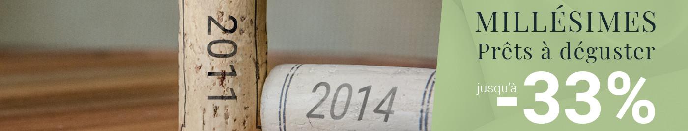 Prêt à déguster | Millésimes 2011 à 2014