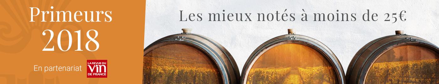 Primeurs 2018 : TOP notes à - de 25€