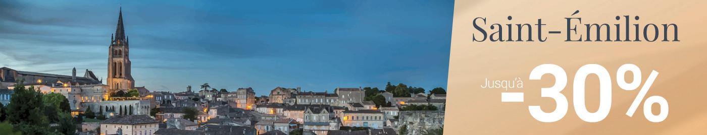 Saint-Émilion à prix canon jusqu'à -30%
