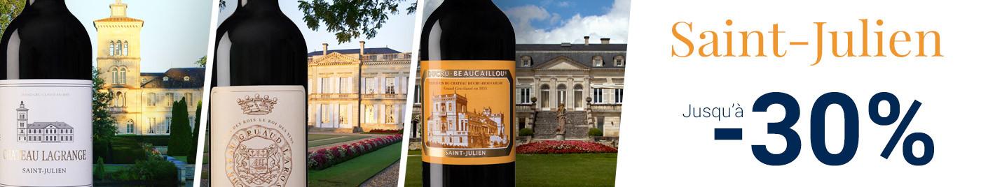 Saint-Julien : Grands Crus et Seconds vins