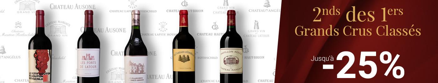 Seconds vins des Premiers Grands Crus Classés