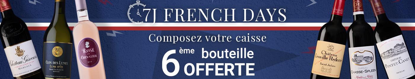 Spécial French Days | Composez votre carton = 6ème bouteille OFFERTE