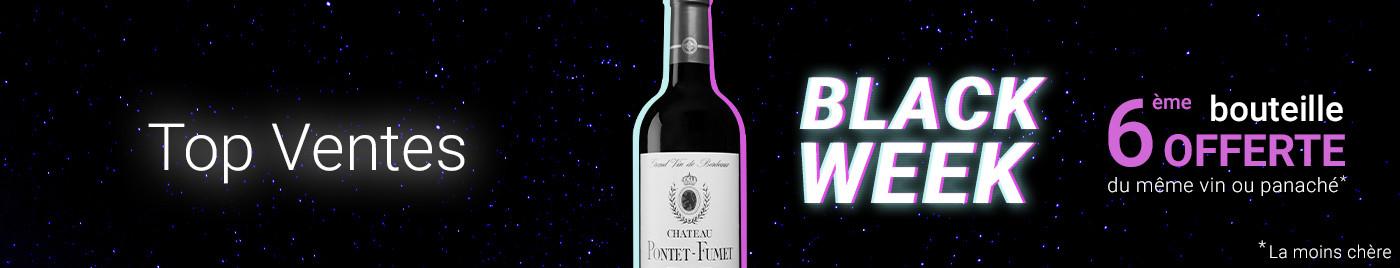 Black Week = 6ème offerte | Top ventes des vins de Bordeaux