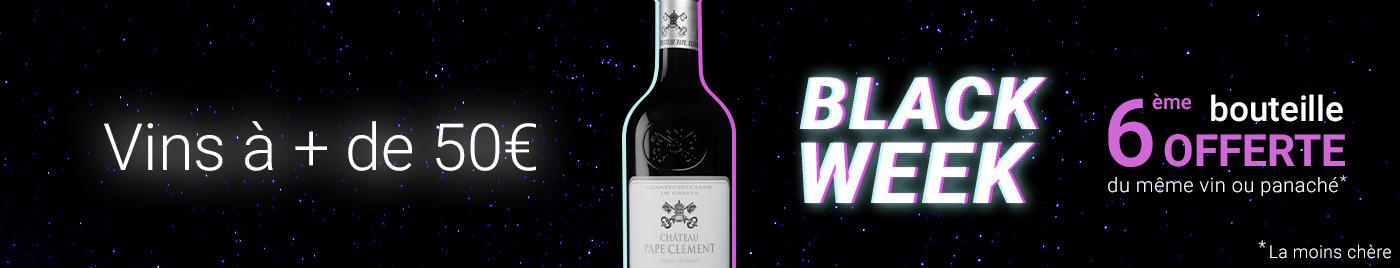 Black Week = 6ème offerte | Vins de Bordeaux à + de 50€