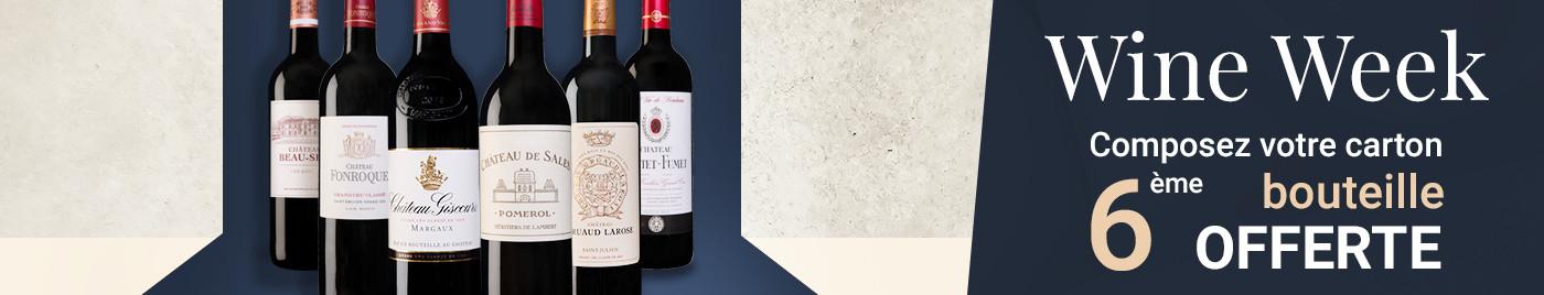 Wine Week | Composez votre carton = 6ème bouteille OFFERTE au choix